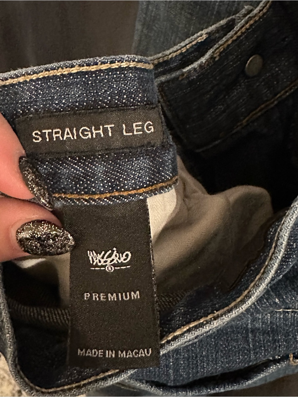 Women’s Mid-Rise Bootcut Jeans in Blue - Picture 4 of 5